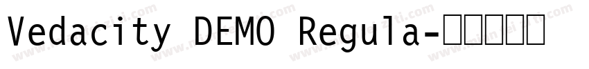 Vedacity DEMO Regula字体转换